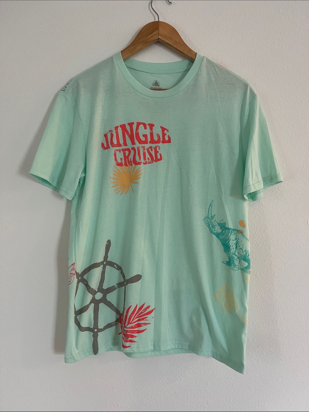 DISNEY Jungle Cruise Green Short Sleeve Graphic Tee